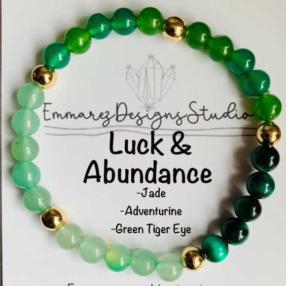 ๐ NWT ๐ Luck & Abundance ๐Healing Energy Power Gemstone Crystal Bracelet - Picture 6 of 9